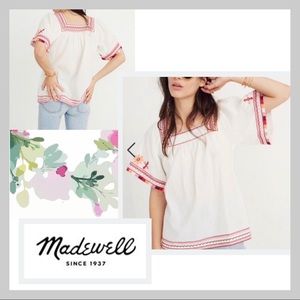 🆕  NWT Madewell Embroidered Sandblossom Top